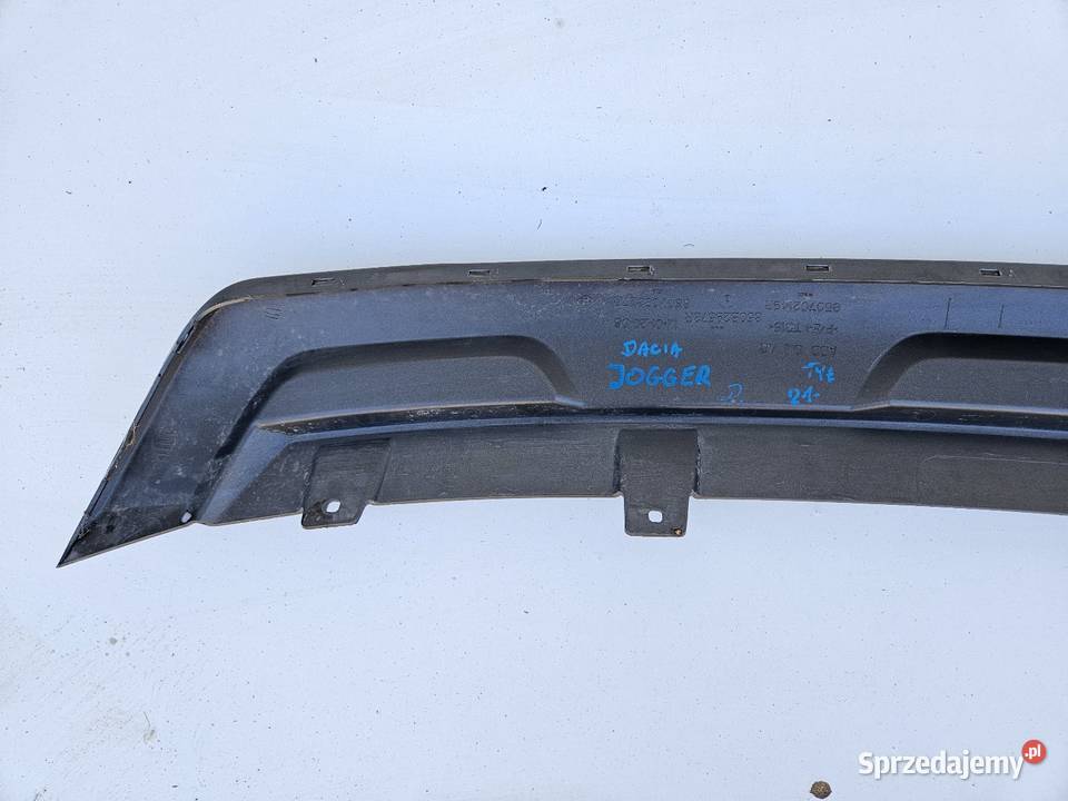 DACIA JOGGER DYFUZOR SPOILER ZDERZAKA TYŁ TYLNY Międzychód