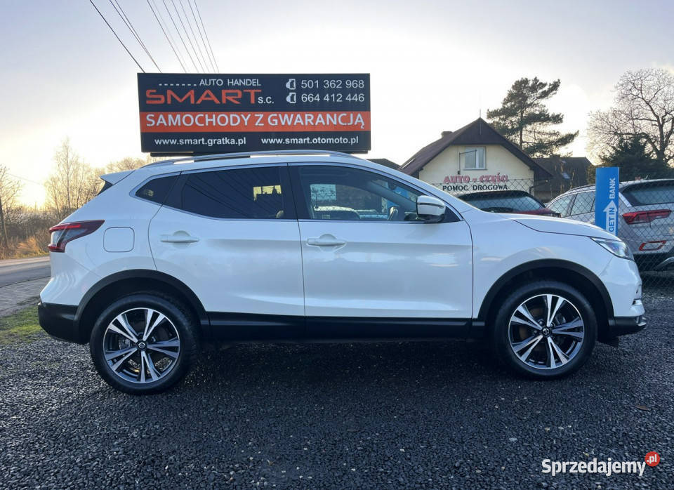 Nissan Qashqai Navi Kamera 360 Panorama Biała 1332cm3 Rydułtowy sprzedam