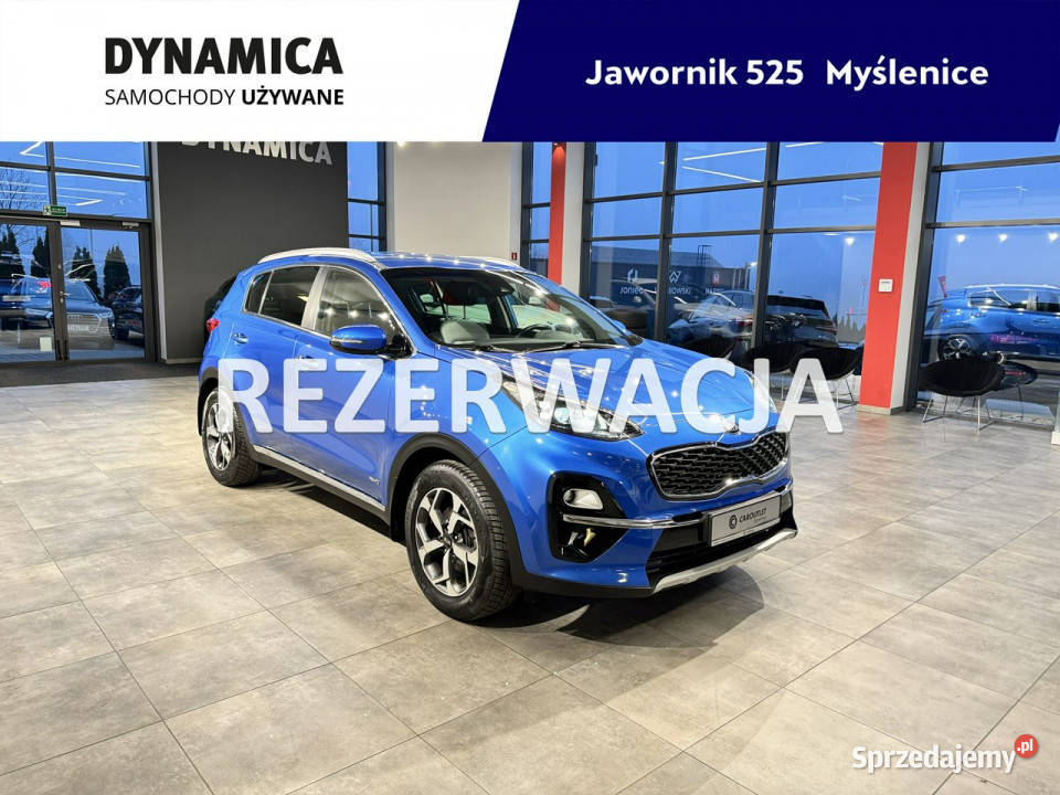 Kia Sportage 16TGDI 177 DCT AWD 2019 r salon immobilizer Myślenice