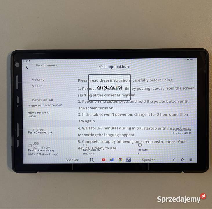 Tablet 10 Android 15 zestaw Kraków