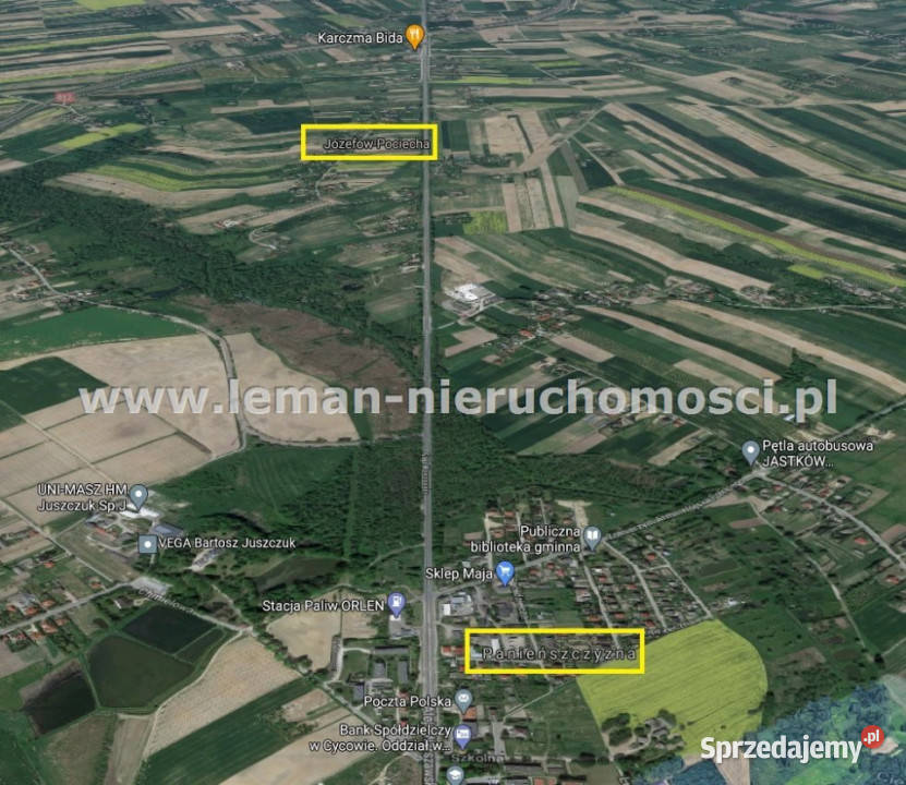 grunt na sprzedaż 11500 metrów JózefówPociecha prąd Józefów-Pociecha sprzedam