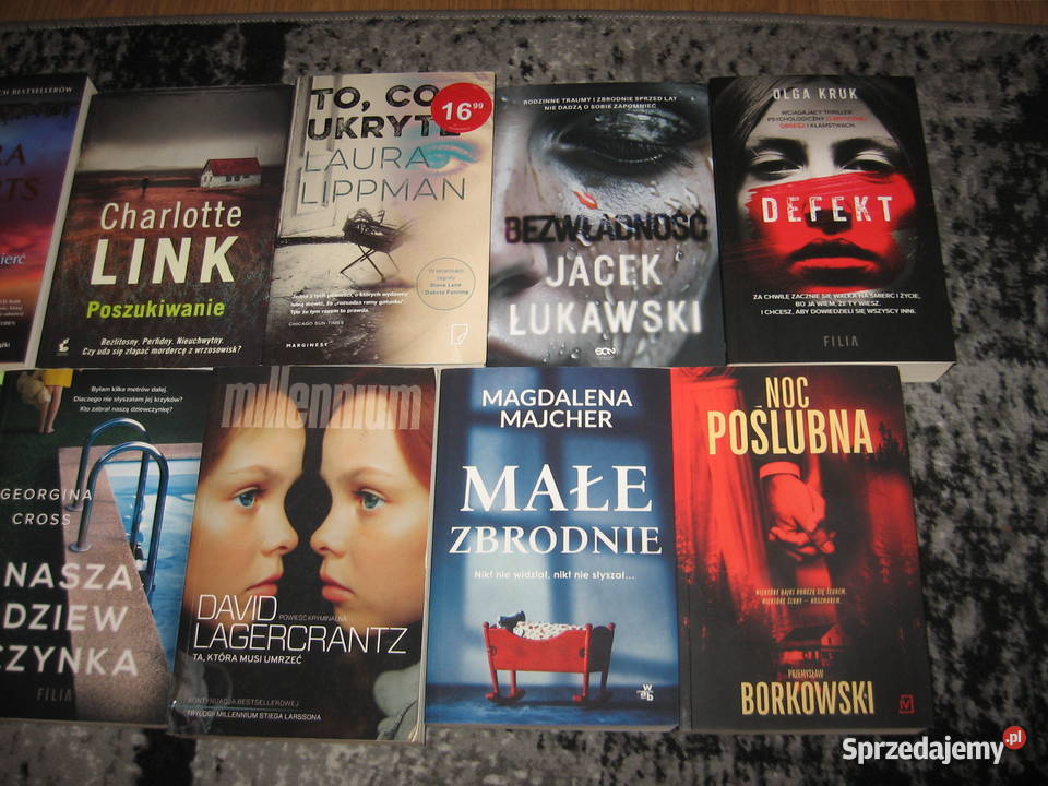 Thrillery psychologiczne kryminały Zestaw 3 Olsztyn