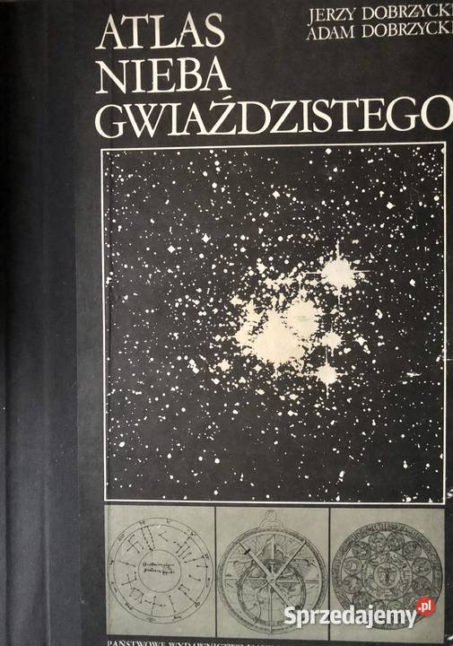 Książka Atlas nieba gwiaździstego Jerzy Poznań