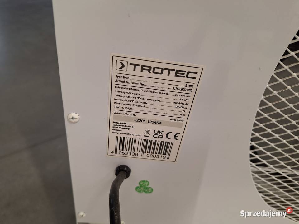 Nawilżacz Trotec wielkopolskie