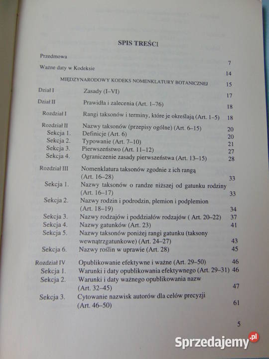 Międzynarodowy Kodeks Nomenklatury Botanicznej Książki naukowe i popularnonaukowe lubelskie Lublin