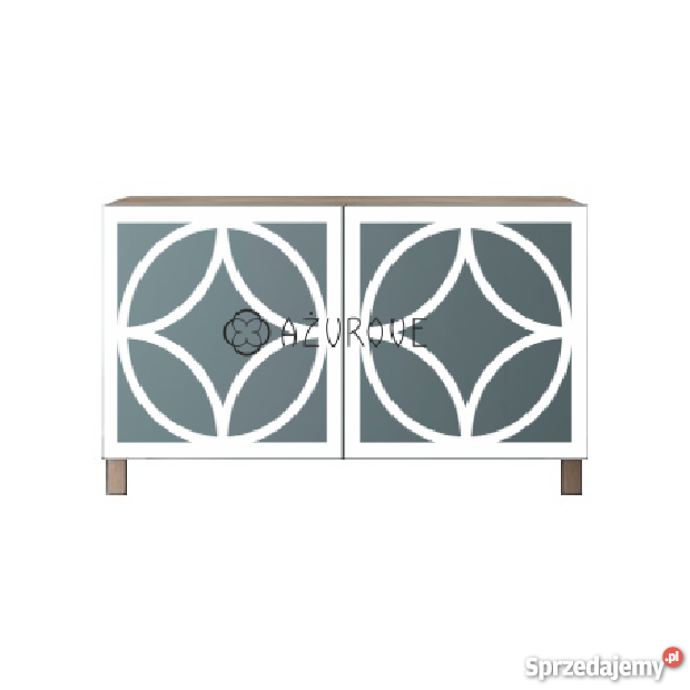 Panel ażurowy do IKEA BESTA ażur 3d koniczyna