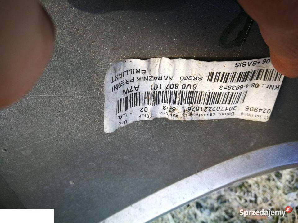 Skoda Fabia III 6v0 2014 Karoseria Motoryzacja Kozubszczyzna