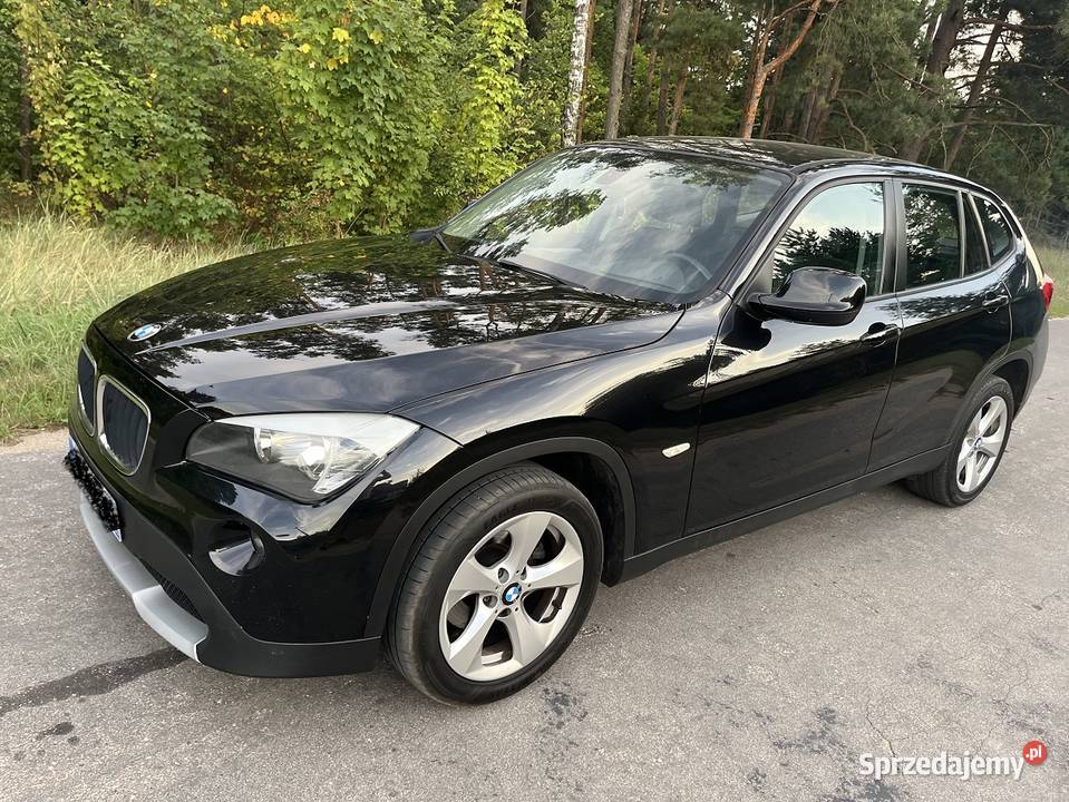 BMW X1 sDrive 2.0D 164KM CZARNY Skrzynia manualna 6-bieg.bezwypadkowy