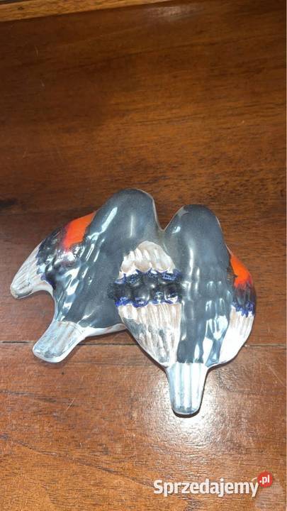Ceramiczna figurka dwa gile sygnowana Johansson Gdańsk