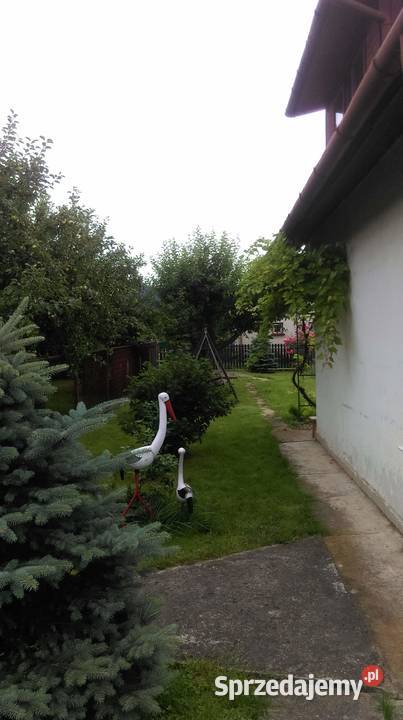 Sprzedam działkę z domkiem Myślenice
