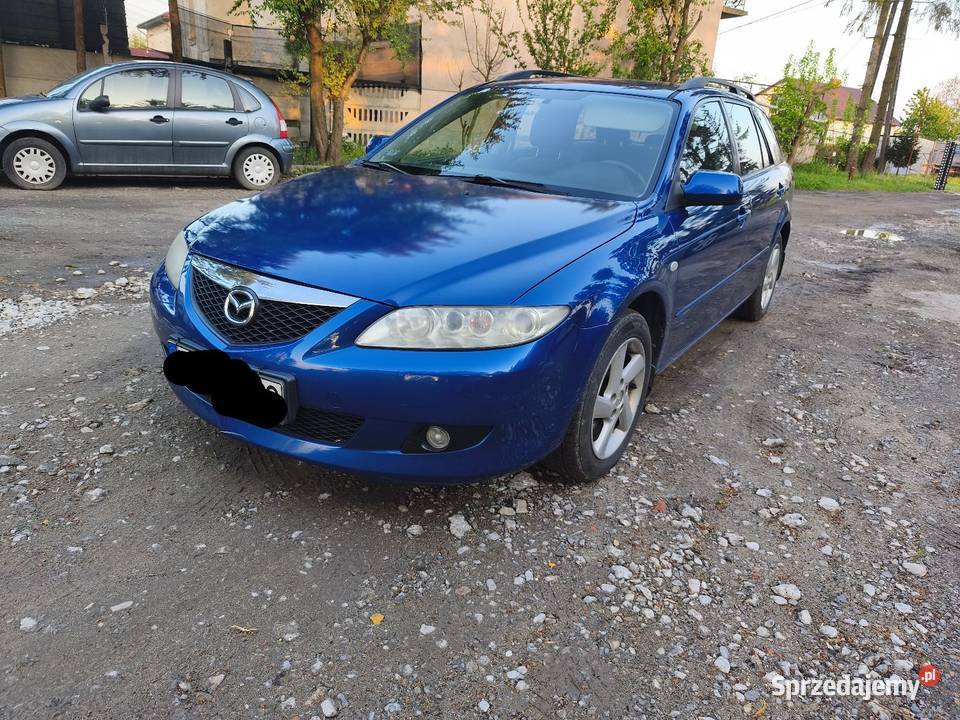 Mazda 6 20 LPG bez rdzy długie opłaty niebieski Hrubieszów