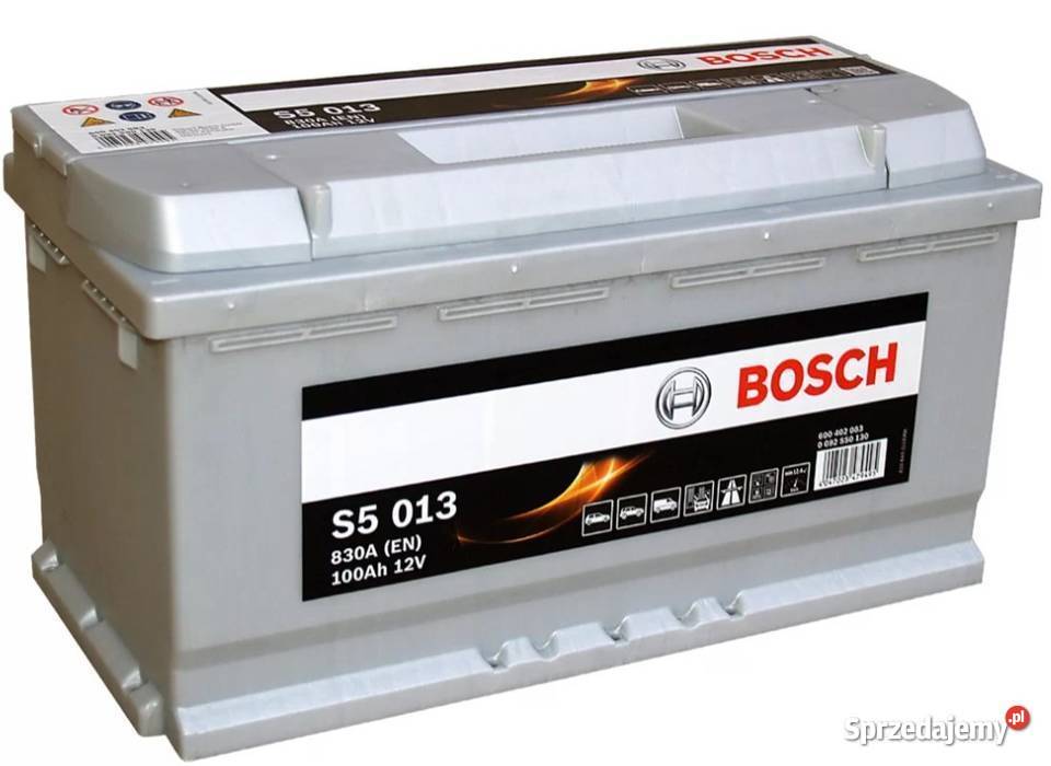 Akumulator Bosch 100Ah 830A EN S5013 PRAWY PLUS Lubin