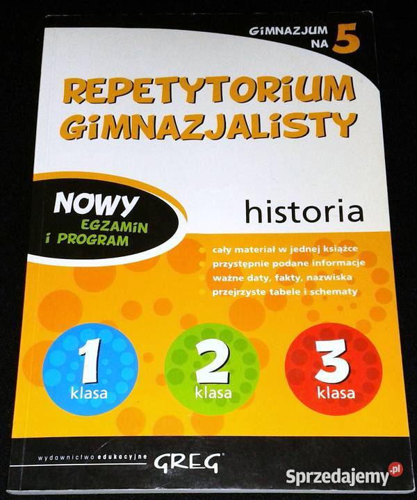 Repetytorium gimnazjalisty Historia Agnieszka Chełm
