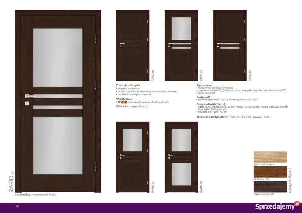 Drzwi pokojowe na wymiar Kamuflaż futryn Nowe Ostrowiec Świętokrzyski sprzedam