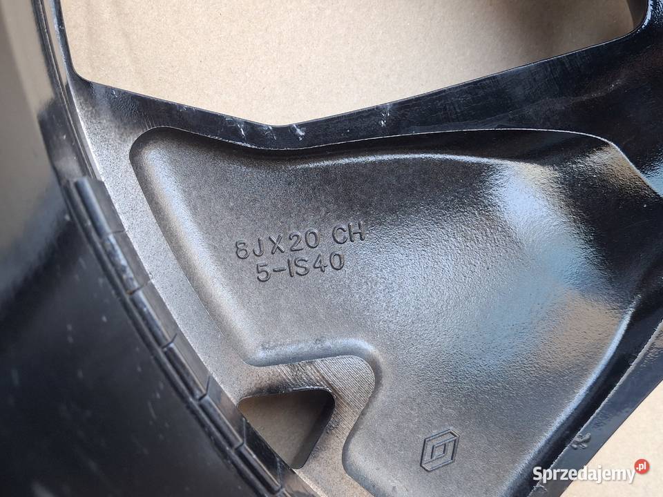 RENAULT AUSTRAL FELGA ALUFELGA 20 5X1143 8J ET40 aluminiowe Bieleń