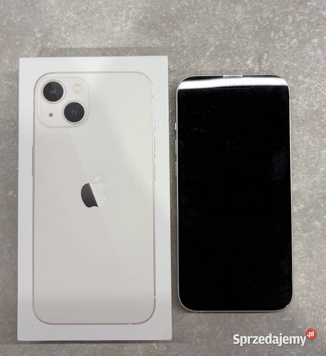 Smartfon APPLE iPhone 13 5G 128GB 61 Biały Kraków sprzedam