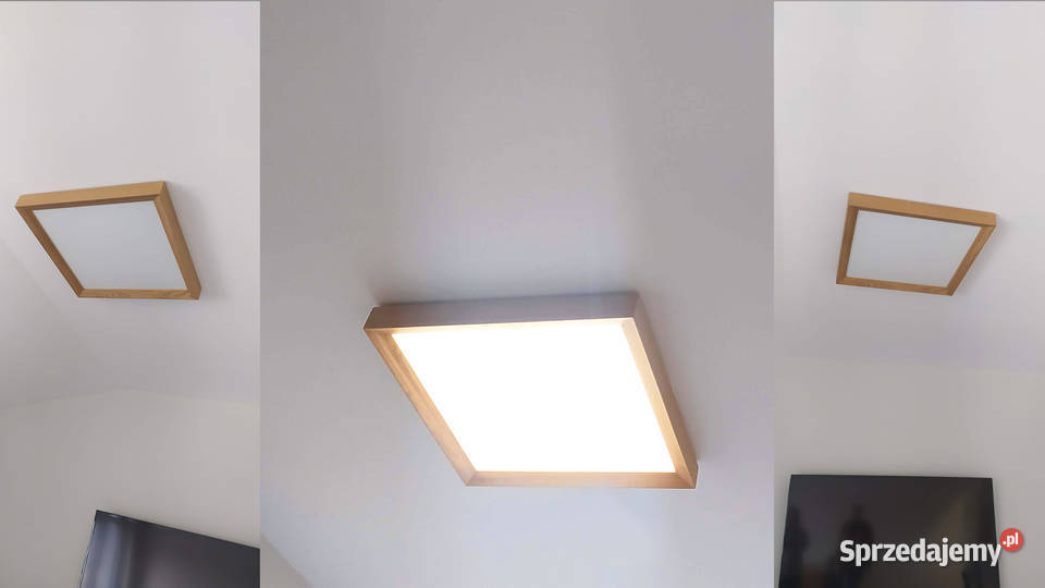 Lampa sufitowa LED FLORENCE drewniana oprawa do Białystok