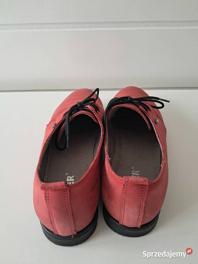 Buty damskie półbuty czerwone Koher do Kraków