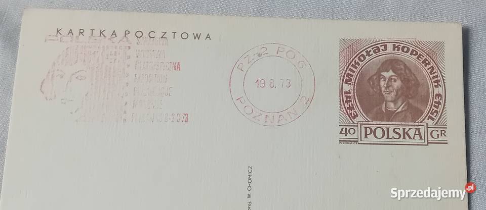 Pocztówka Światowa Wyst Filatelist Poznań 73 600