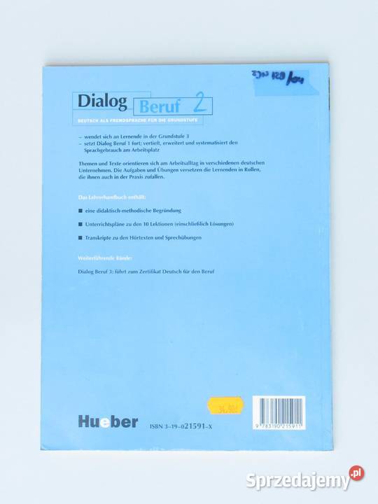 Dialog Beruf 2 Becker Braunert Eisfeld miękka Kraków