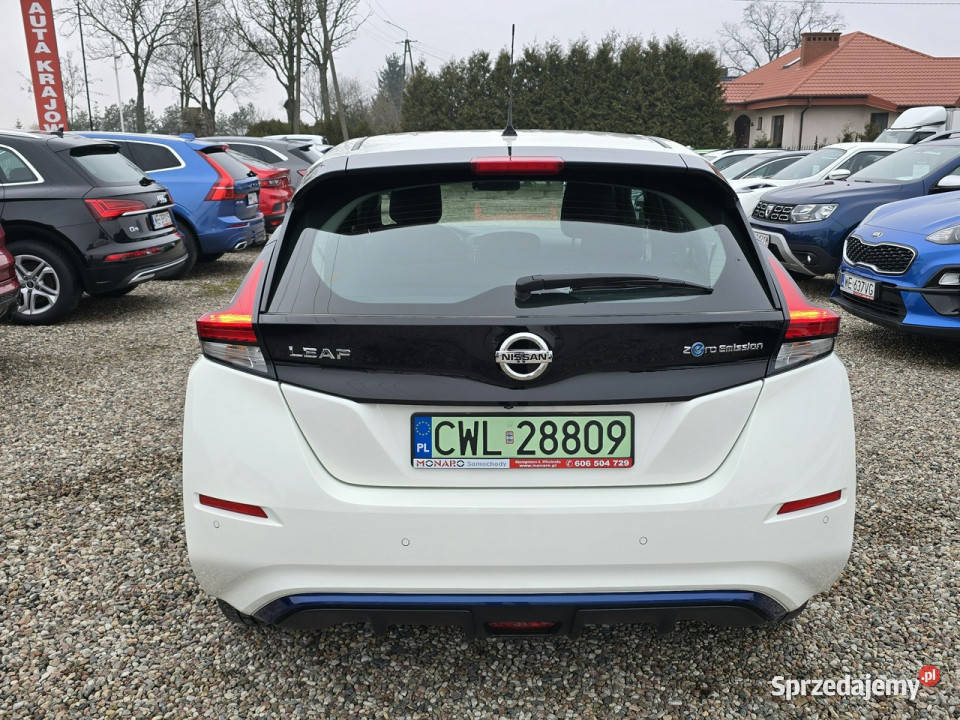 Nissan Leaf Elektryczny Tania jazda Salon Polska Zarejestrowany w Polsce Włocławek