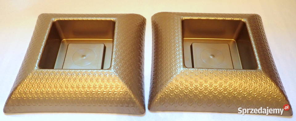 Miski MARBELLA 32 BIAŁE ZŁOTE na kompozycje Siewierz