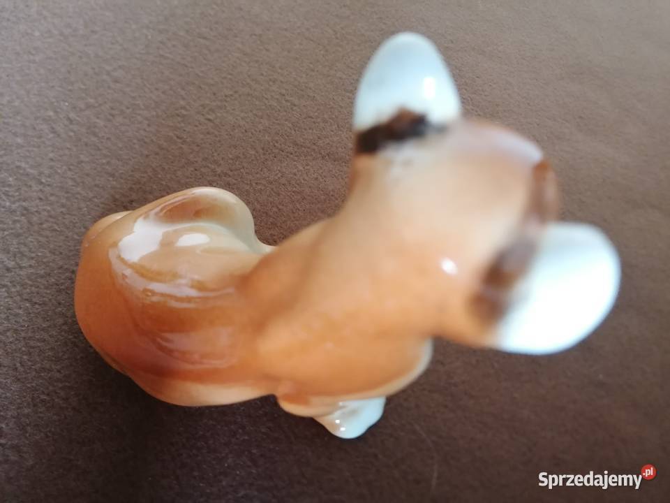 Figurka Porcelanowa LwiątkoRosyjska porcelana Łódź