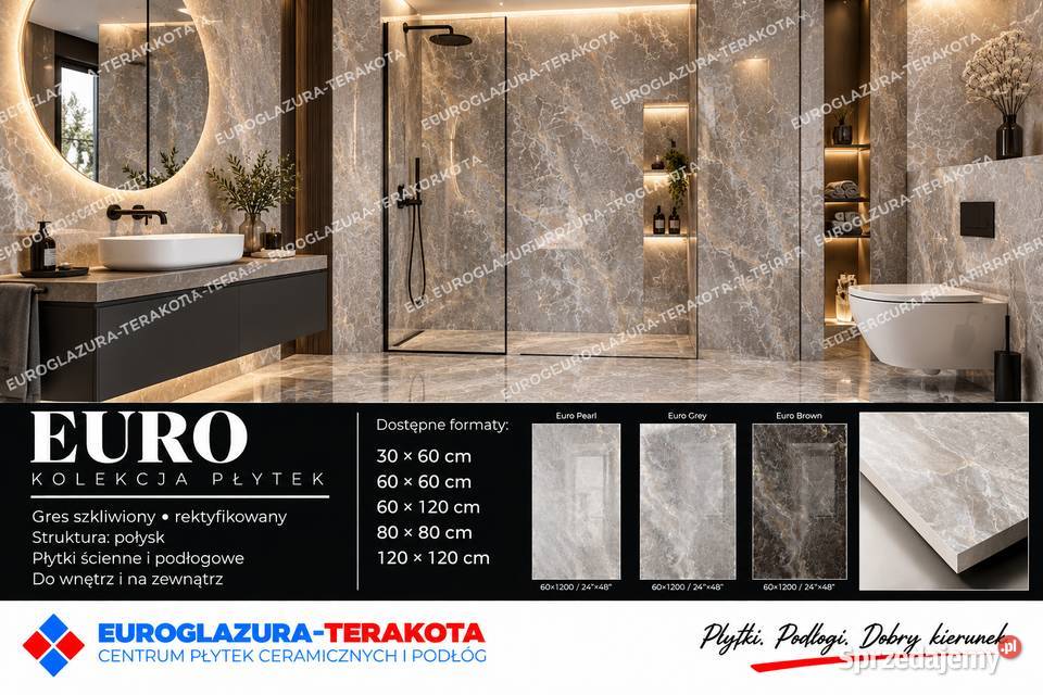 Gres 60120 euro rektyfikowany poler gat1 entr Gorzów Wielkopolski sprzedam