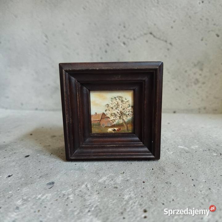 Obraz olejny holenderski vintage Opole