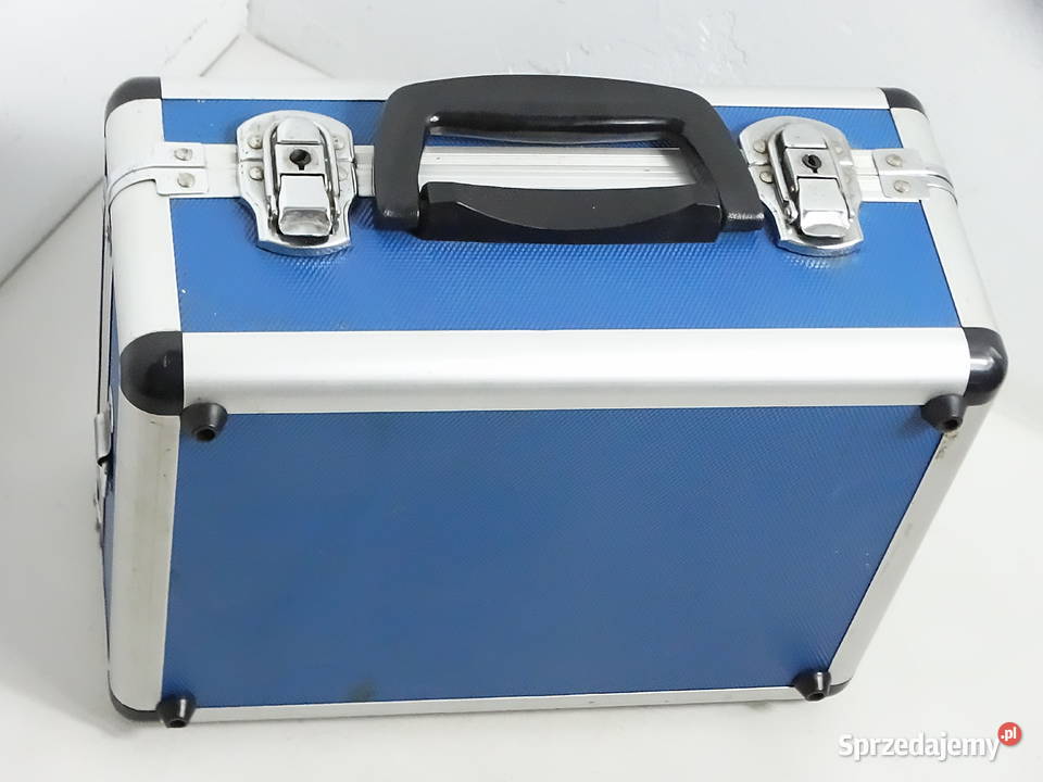 Aluminiowa walizka kuferek serwisowy Niebieska Biłgoraj