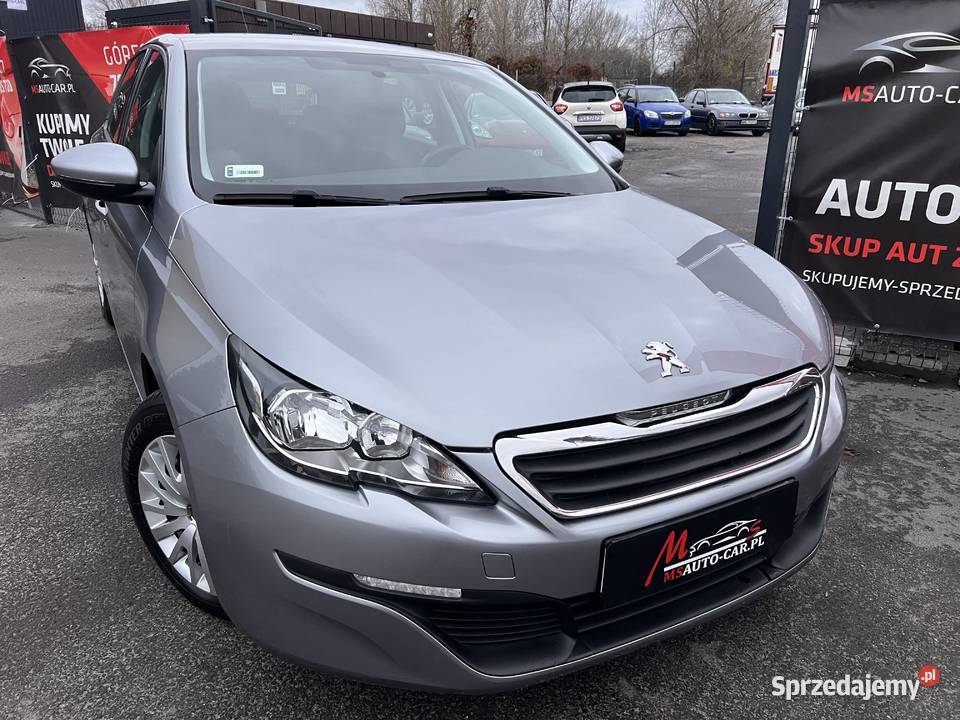 Peugeot 308 II 16 Benzyna Salon 2014 166 niebieski Poznań