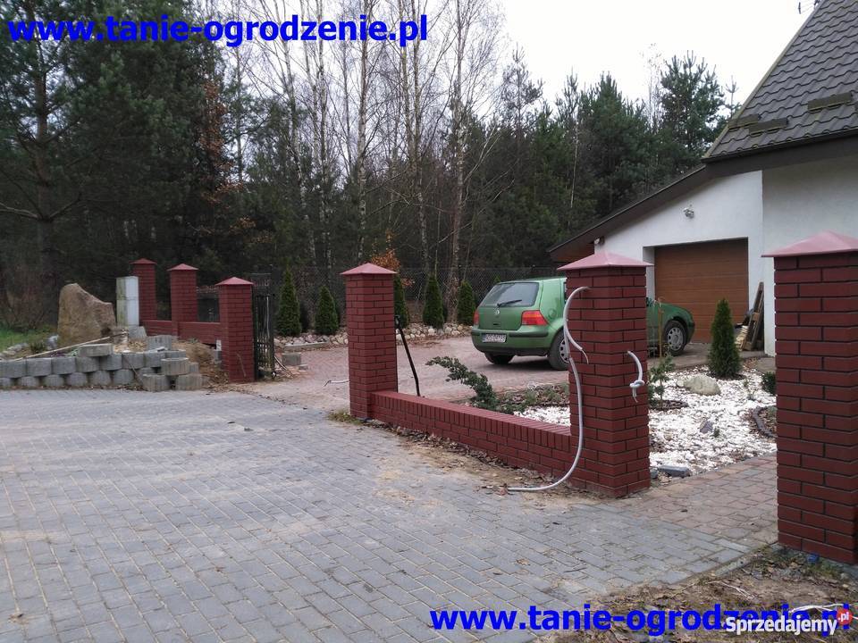 Ala klinkier słupki murki ogrodzenia imitacja mazowieckie Sochaczew