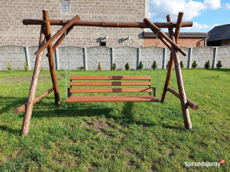 Huśtawka ogrodowa drewniana śląskie