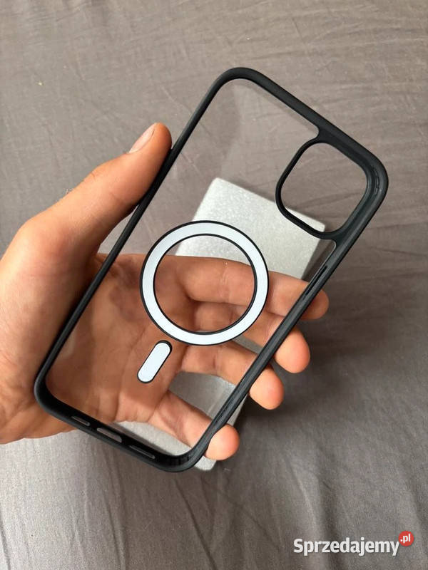 Etui IPhone 14 MagSafe Cover czarne mocne