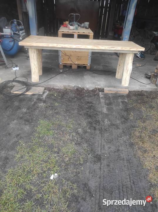 Stół dębowy ogrodowy Bartodzieje sprzedam