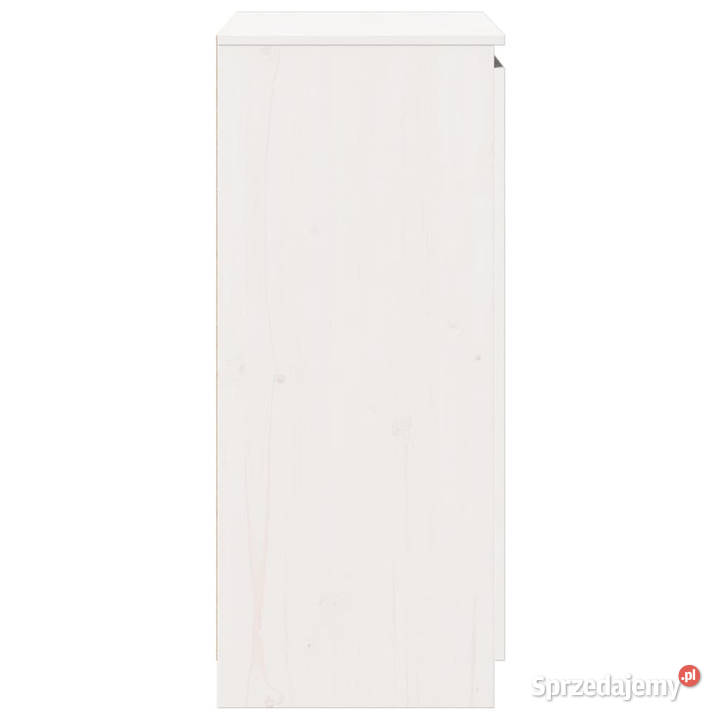 Szafka boczna biała 60x36x84 lite drewno sosnowe Warszawa