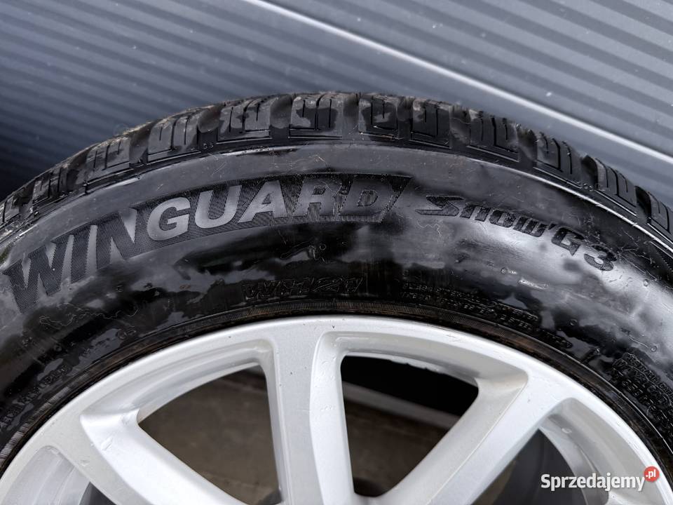 Koła zimowe 5x112 R16 Audi 75J ET45 666 mm stan Samochodowe Brzozów