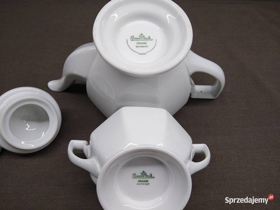 Serwis do herbaty Rosenthal Biała Maria Classic Kalisz