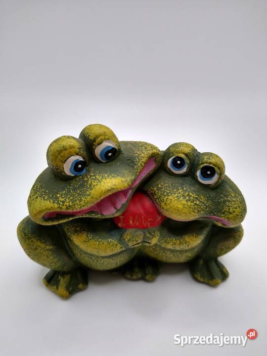 Gips Gipsowa Figura Żaba Żabki Love Gdańsk