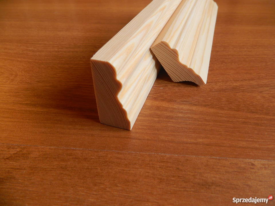 Listwa przypodłogowa drewniana frezowana 20x45mm Narew sprzedam