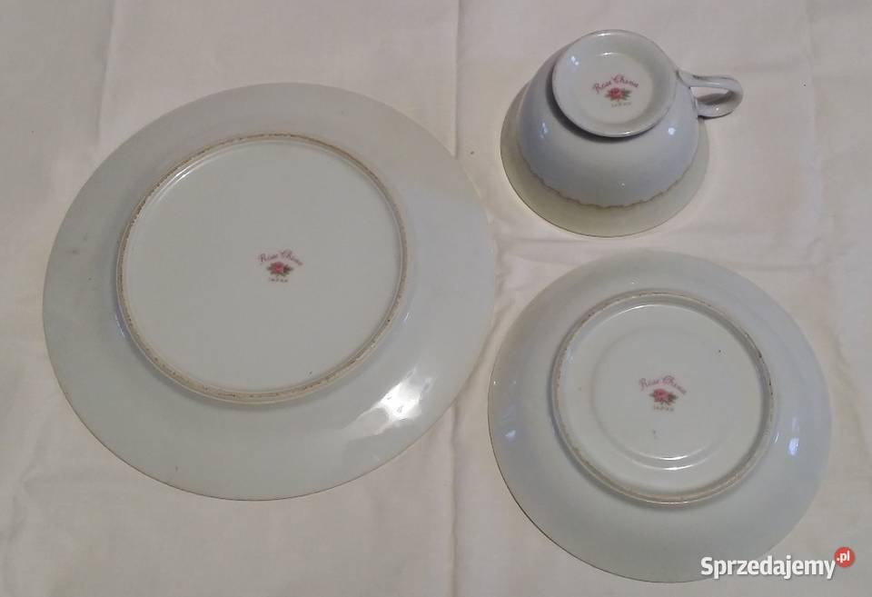 Stara japońska filiżanka trio Rose China Porcelana i szkło Kraków
