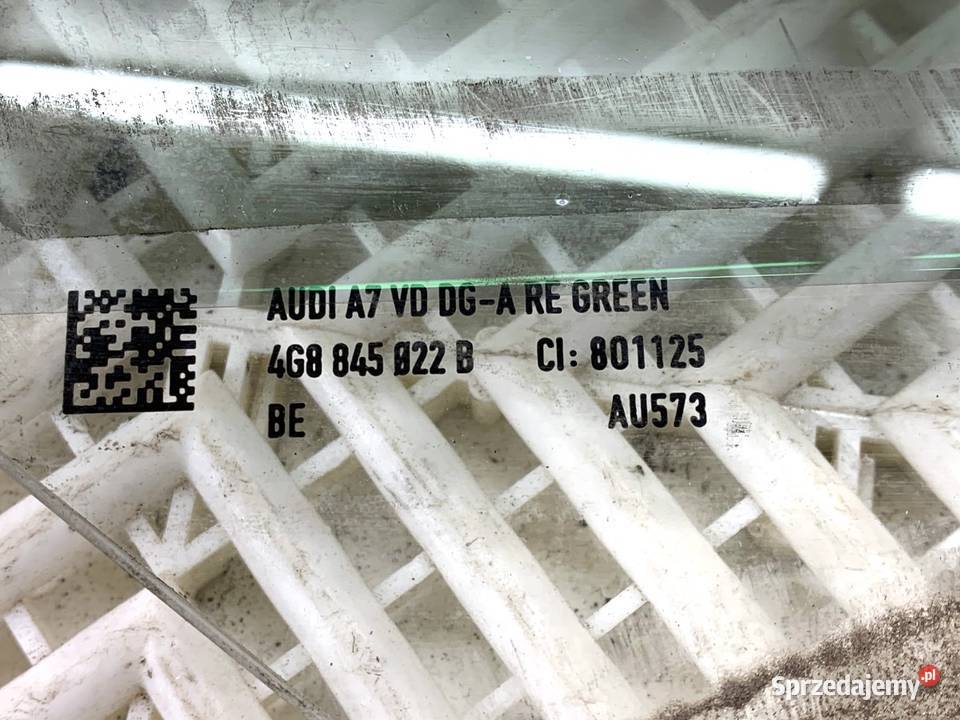 SZYBA PRAWY PRZÓD PODWÓJNA AUDI A7 4G Hatchback osobowe podkarpackie
