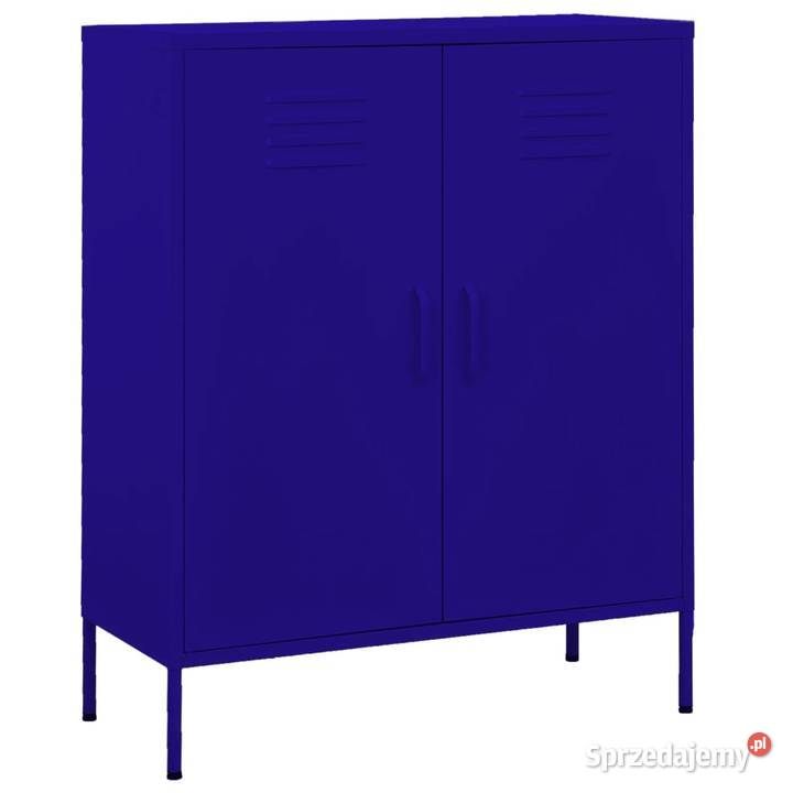 vidaXL Szafka granatowa 80x35x1015