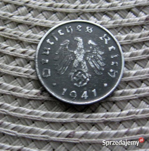 Niemcy 10 Reichspfennig 1941r D Numizmatyka Numizmatyka Kalisz