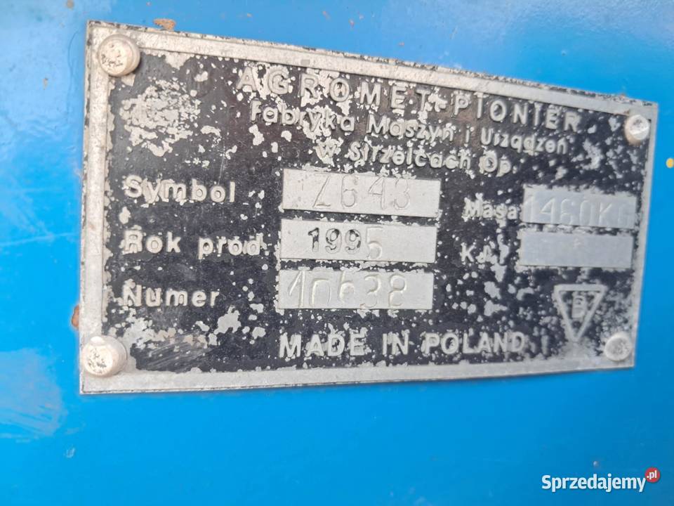 Kombajn ziemniaczany Bolko Z643 w oryginale 1995 mazowieckie Radom