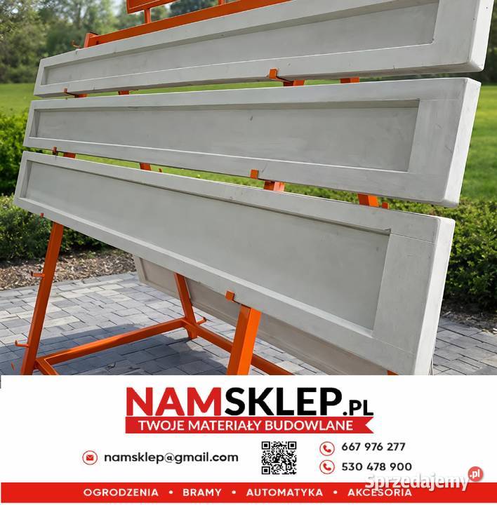 Podmurówka 250x20x5 pełna gładka