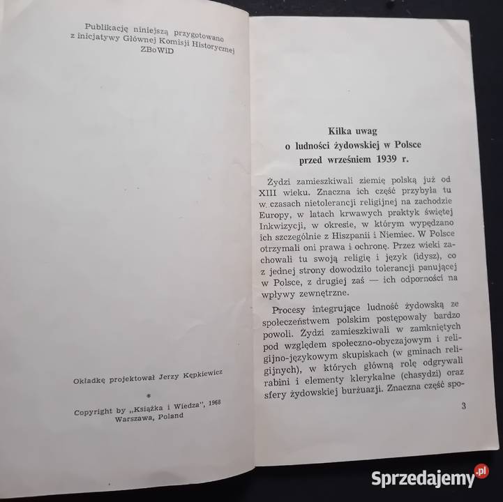 Wacław Poterański Warszawskie Getto KiW 1968 r wielkopolskie Koźminek sprzedam