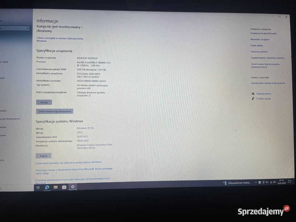 Sprzedam laptopa Lenovo ThinkPad T540P Warszawa