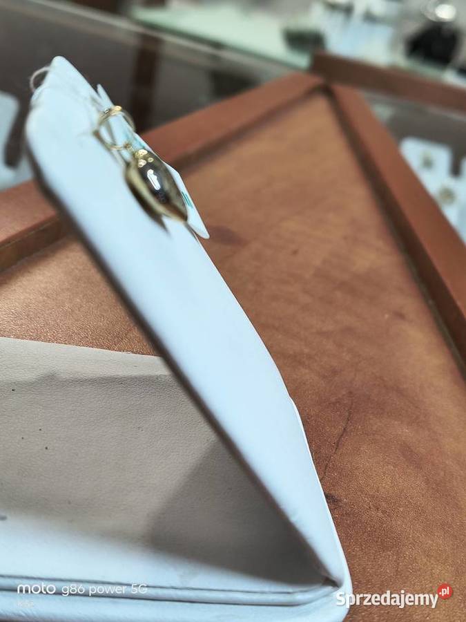 Złota Nowa zawieszka wys17mmpr375 złoto