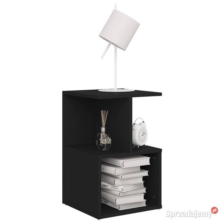 vidaXL Szafka nocna czarna 35x35x55 SKU806348 Nocne